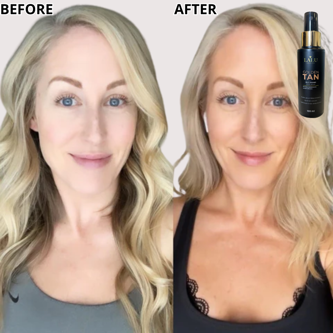 Samoopaľovací telový sprej